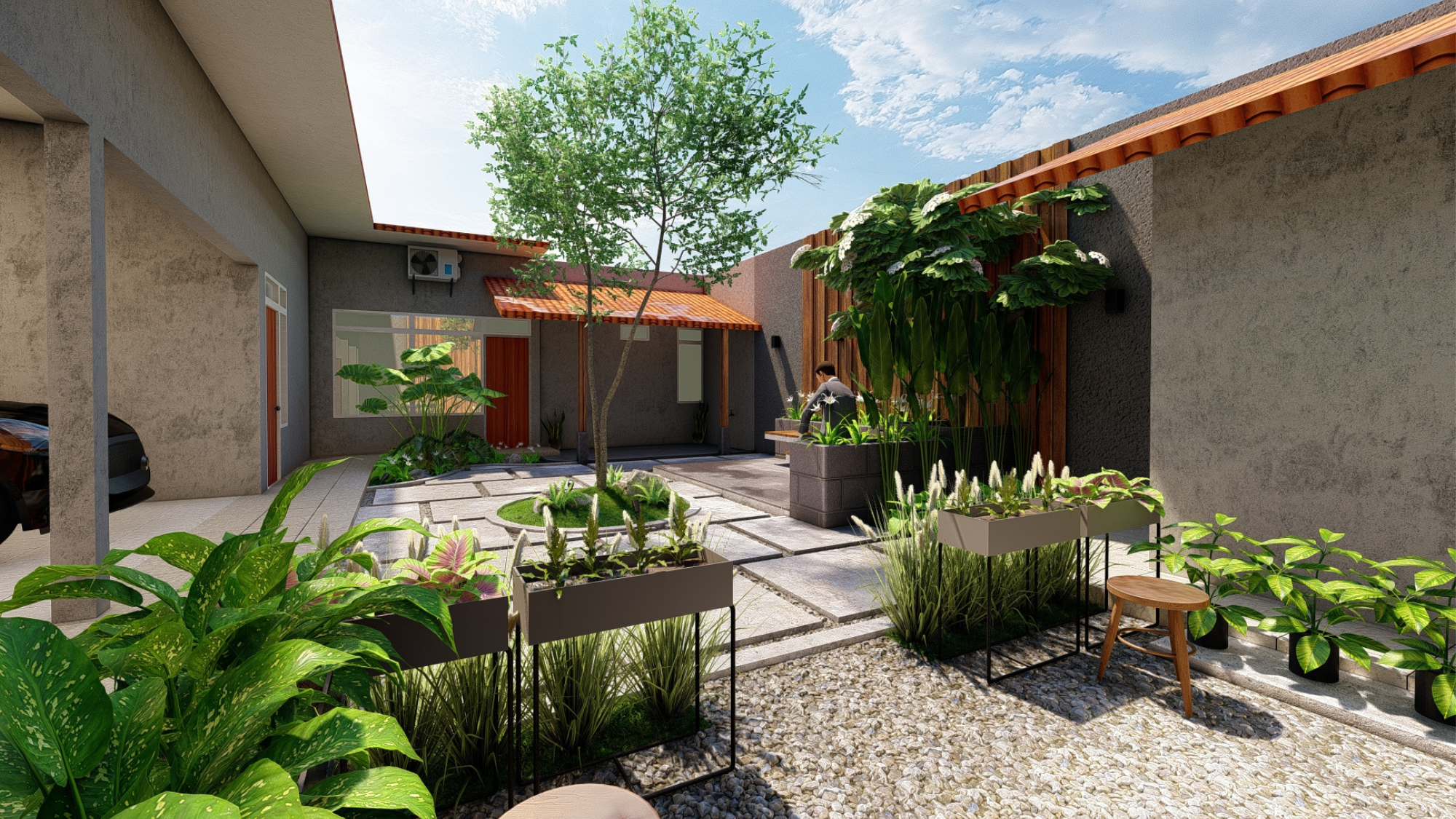 SYL Office, Yogyakarta — landscape design, view 1 of 4