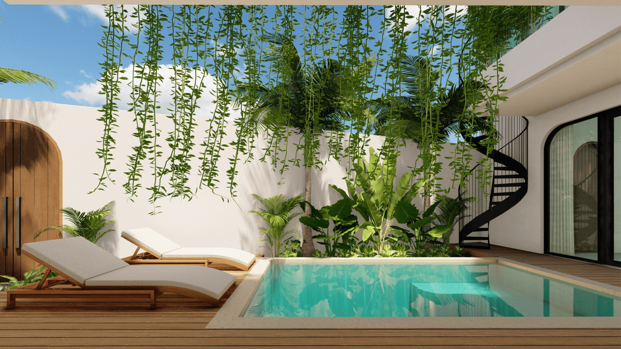 Sanza Villa, Bali — landscape design, view 3 of 8