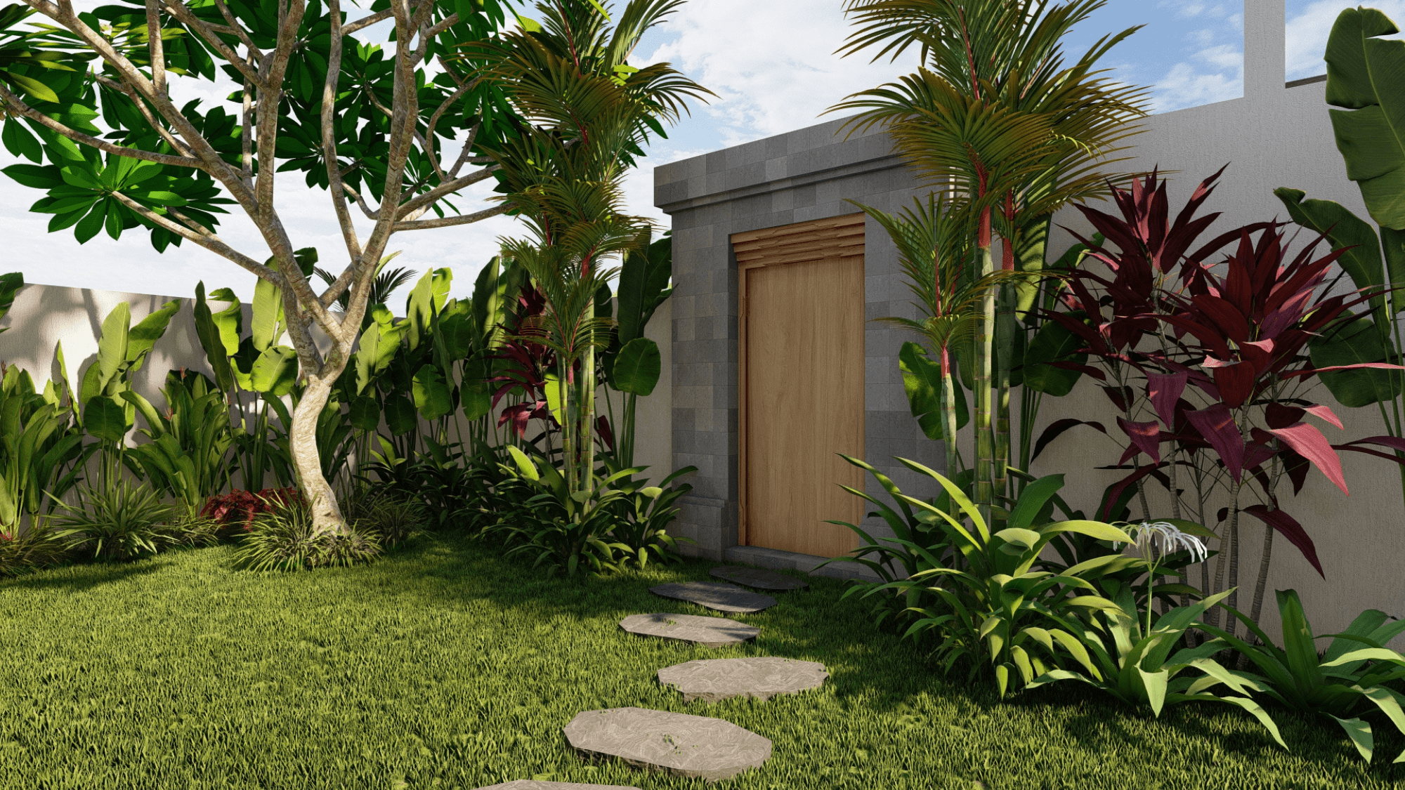 TH Villa, Bali — landscape design, view 1 of 5